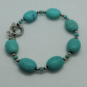 Turquoise stone bracelet
